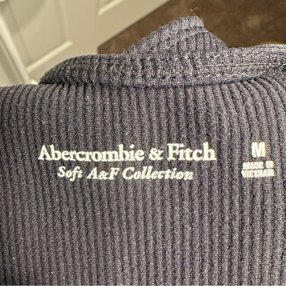 A&F Basic Black Tank Body Suit - Picture 3 of 3
